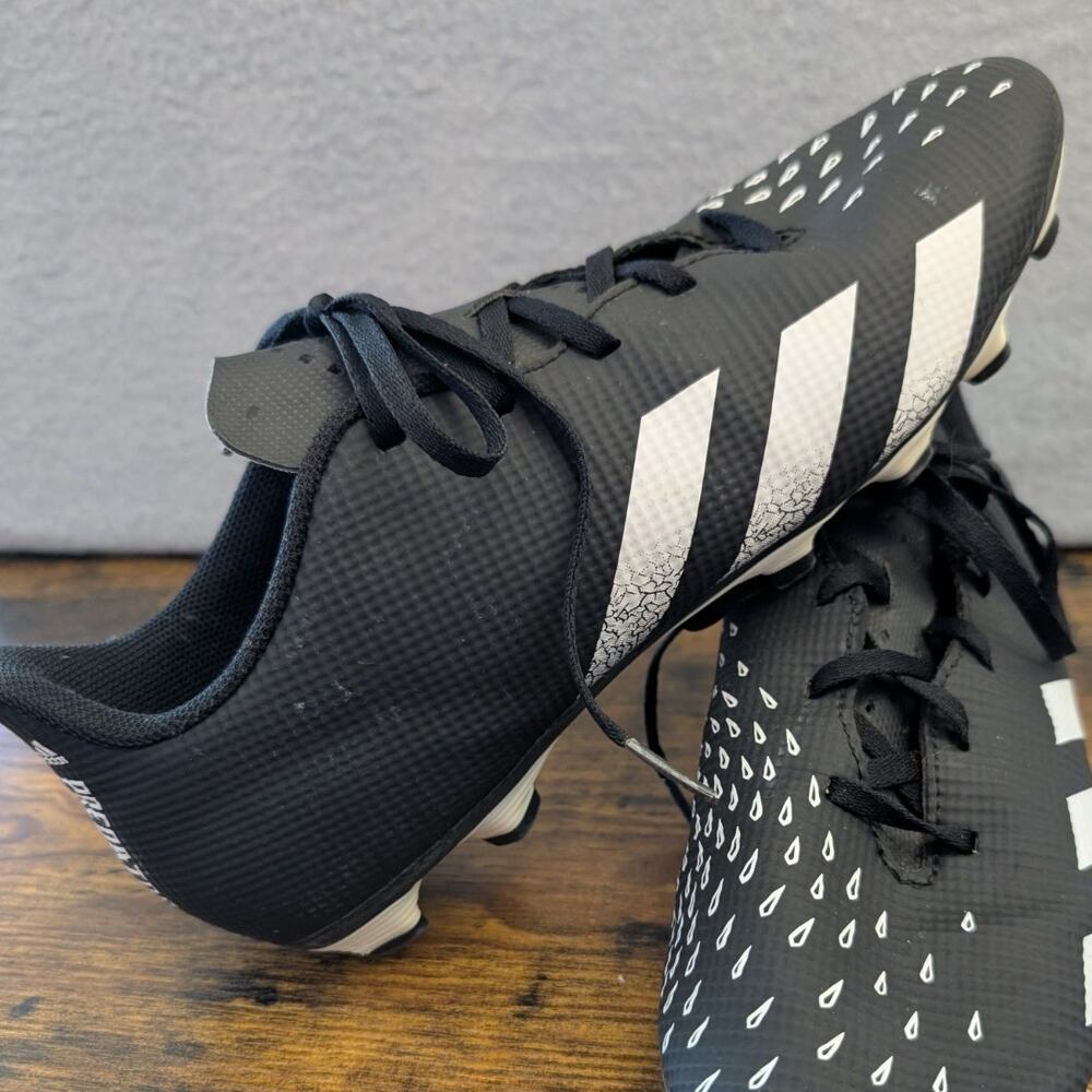 Adidas Predator Mens 10 Freak 4.FXG Black Soccer Cleats Football Boots FY1040
